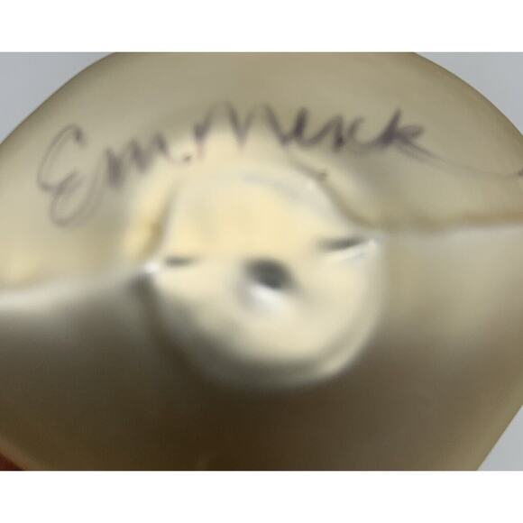 Vntg Santa’s Visit Special Event E.M.Merck Old World Christmas Inge-Glas Signed - Picture 4 of 5